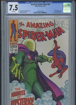 Buy Amazing Spider-Man #66 1968 CGC 7.5 • 155.32£