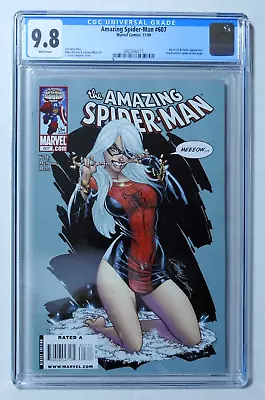Buy Amazing Spider-Man #607 CGC 9.8  Campbell Cover  Ana Kravinov Cameo  Marvel 2009 • 209.65£