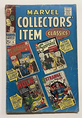 Buy Collectors Item Classics #6. Dec 1966. Marvel. G/vg. Ff! Iron Man! Hulk! • 10£