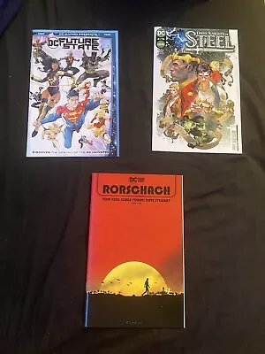 Buy Comic Lot - DC Future State, Dark Knights Of Steel, Rorschach • 7.76£