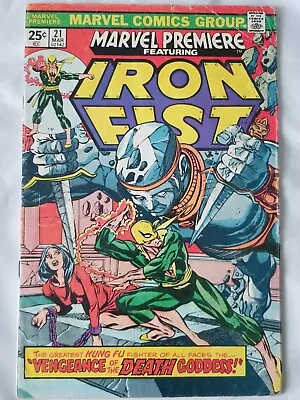 Buy Marvel Premiere - Iron Fist #21 Marvel Comics 1975 1st Appearance Misty Knight • 15.49£