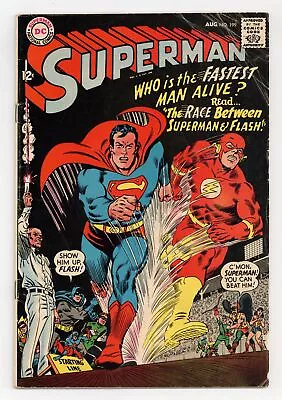 Buy Superman #199 GD+ 2.5 1967 1st Superman Vs Flash Race • 65.24£
