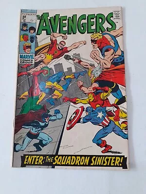 Buy The Avengers #70, First Full Appearance Of The Squadron Sinister, Nov 1969 • 40£