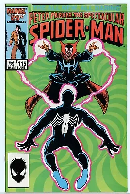 Buy Spectacular Spider Man 115 Key Issue Doctor Strange Cameo Of Foreigner 1986 • 12.45£