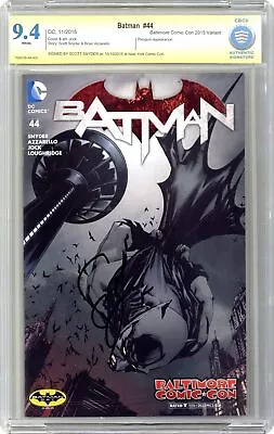 Buy Batman #44 Jock Baltimore Variant CBCS 9.4 SS Snyder 2015 7508728-AA-005 • 63.68£