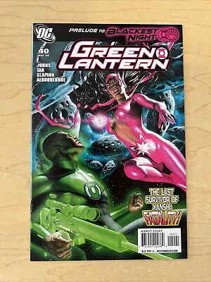 Buy Green Lantern #40 1:25 Rodolfo Migliari Variant DC Comics 2009 Blackest Night • 19.44£