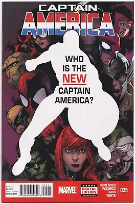 Buy Captain America #25 2014 First Print Nm+ 1st App Sam Wilson As Cap Marvel Comics • 26.95£