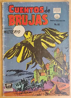 Buy EERIE #12 🔥 UNIQUE Spanish VARIANT-C 1st DRACULA On Mexico Cuentos De Brujas • 232.21£