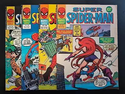 Buy Super Spider-man #264 #265 #266 #267 Marvel Uk Weekly 1978 • 1.99£