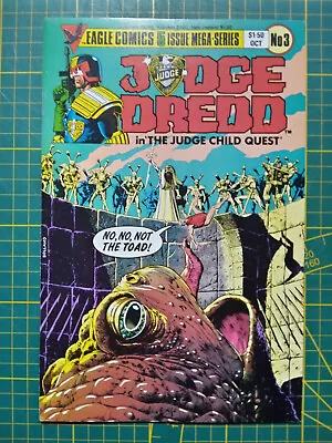 Buy EAGLE Comics  JUDGE DREDD: The Judge Child Quest  #3 (1983) US VF • 2.96£