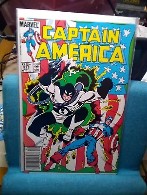 Buy Captain America #312 Newsstand, 1st Flag Smasher (Karl Morganthau), 1985 • 18.64£