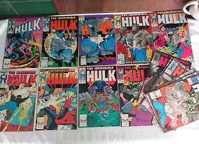 Buy The Incredible Hulk Marvel Comics 1983-89 #292 344-349 351-356 358 15 Comic Lot • 44.99£