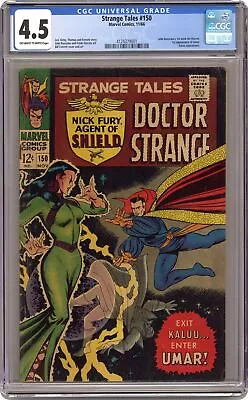 Buy Strange Tales #150 CGC 4.5 1966 4124379001 • 70.67£