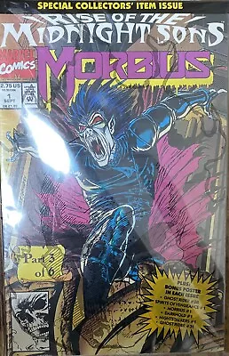 Buy Marvel Comics Morbius #1 Sealed W. Poster 1992 Rise Of The Midnight Sons • 13.95£