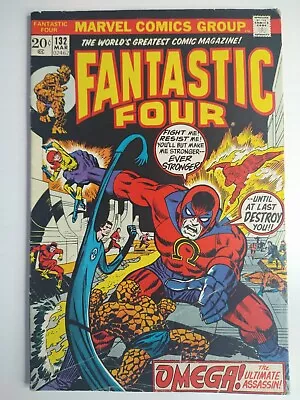 Buy Marvel Comics Fantastic Four #132 1st Appearance Omega The Ultimate Alpha FN/VF • 12.11£