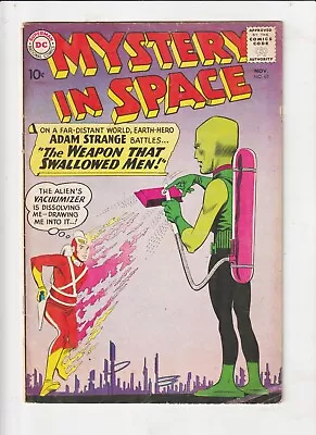 Buy Mystery In Space 63   Dc Silver Age Comic Adam Strange ,ad For Jla 1 • 15.53£