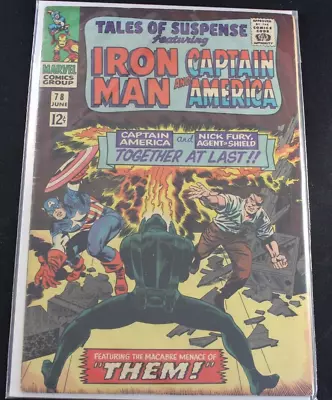 Buy Tales Of Suspense 78 Iron Man Captain America Nick Fury Appearance VG Comic • 11.60£