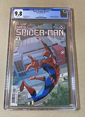 Buy W.E.B Of Spider-Man #1 CGC 9.8  First Appearance • 97.07£