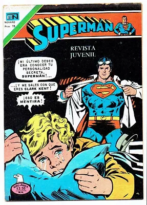 Buy SPANISH ACTION COMICS 457 SUPERMAN NOVARO MEXICO 1st PRINT 1977 HIGH GRADE • 66.78£