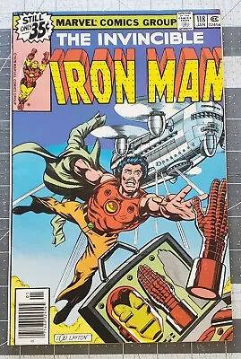 Buy Iron Man #118 (Marvel, 1978) 1st Appearance Of James Rhodes Very Fine • 23.29£