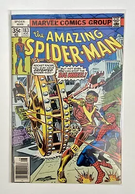 Buy The Amazing Spider-Man #183 Free Shipping! Marvel Comics Group Bronze Age 1978 • 27.16£
