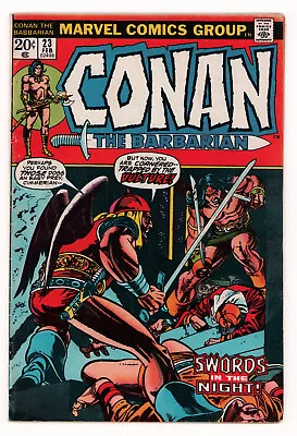 Buy Conan The Barbarian #23 FIRST APPEARANCE RED SONJA Bronze Age Marvel 1973 VG+ • 96.30£