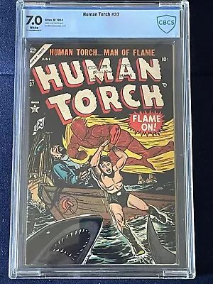 Buy Human Torch #37 (Atlas/Timely 1954)   CGC  7.0 • 1,495£