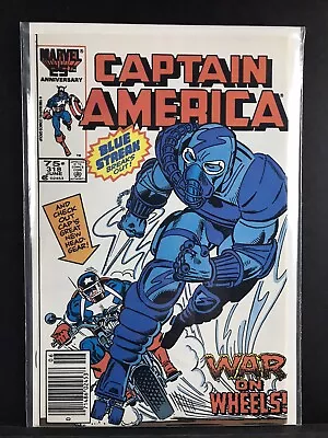 Buy Captain America 318 Marvel Comics 1986 Newsstand Death Adder Blue Streak VF • 7.77£