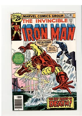 Buy Iron Man 87 VF- Blizzard Appearance 1976 • 6.98£