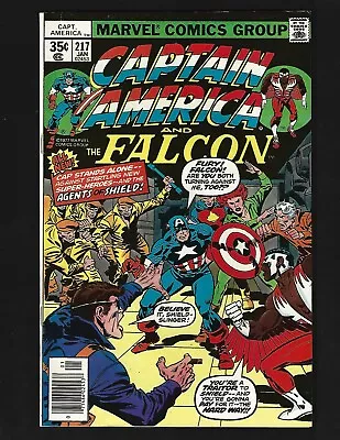 Buy Captain America #217 FN- 1st Wendell Vaughn/Quasar 1st Vamp & Blue Streak N Fury • 16.31£