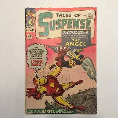 Buy Tales Of Suspense #49 1st X-Men Crossover 1964 Iron Man Stan Lee Jack Kirby VG • 116.48£