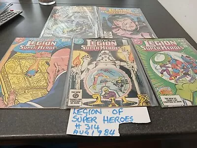 Buy DC Magazine Job  Lot Of 5 From 1984 Of Legion Super Heroes  • 14£