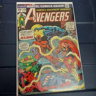 Buy Avengers #126 1974 Klaw App, Dave Cockrum Art! Black Panther, Vision HIGH-GRADE • 10.11£