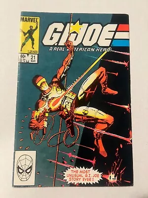 Buy G. I. Joe A Real American Hero #21 1st Appearance Of Storm Shadow  Silent  Issue • 155.32£