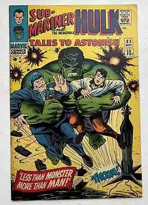 Buy Tales To Astonish 83   Marvel Silver Age 1966    Sub Mariner And Hulk • 14.99£