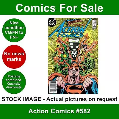 Buy DC Action Comics #582 Comic - VG/FN+ 01 August 1986 • 3.49£