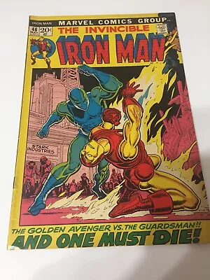 Buy The Invincible Iron Man # 46 F/VF Condition 1972 Marvel Comics • 11.98£