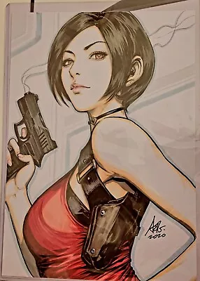 Buy Artgerm Resident Evil Ada Wong Rare Original Colored Sketch • 2,562.81£