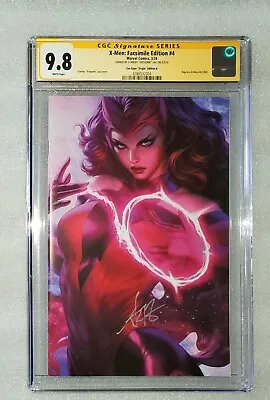 Buy X-Men Facsimile 4 CGC SS 9.8 Fan Expo Virgin B Scarlet Witch Artgerm Lau MEGACON • 108.72£