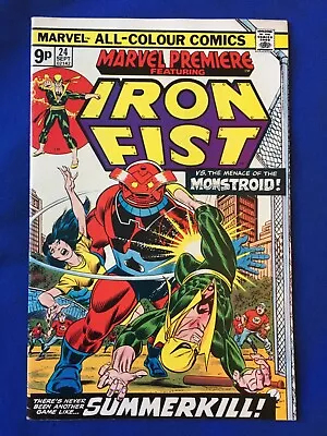 Buy Marvel Premiere #24 VFN- (7.5) MARVEL ( Vol 1 1975) Iron Fist (3) • 18£