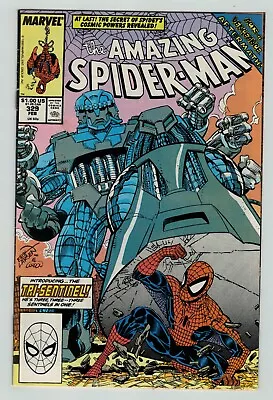 Buy Amazing Spiderman 329 Tri Sentinel Marvel Comics 1990 VG Very Good • 3.10£