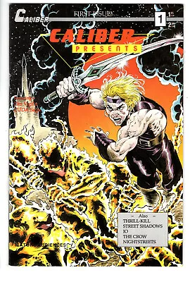 Buy Caliber Presents #1 (1989) - Grade 9.2 - 1st Appearance Of The Crow James O'barr • 349.47£