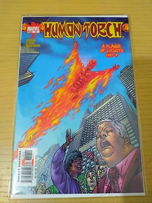 Buy Human Torch Comic #10 - A Plague Of Locusts Part 4 (Marvel Comics, April 2004) • 2.72£