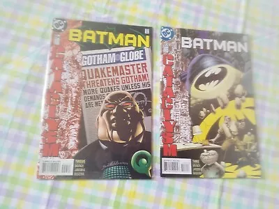 Buy Batman - #553 & #554 - Cataclysm  - DC Comic Books 1998 • 6.98£