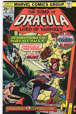 Buy Tomb Of Dracula #41 1976 No Marvel Stamp • 6.21£