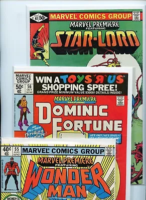 Buy Marvel Premiere Wonder Man #55, Fortune #56, And Star Lord #61 3 Comic Lot /** • 20.19£