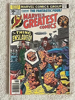 Buy Marvel's Greatest Comics#73 (RAW 8.0 - 1977) Reprint Of Fantastic Four #91 • 38.83£