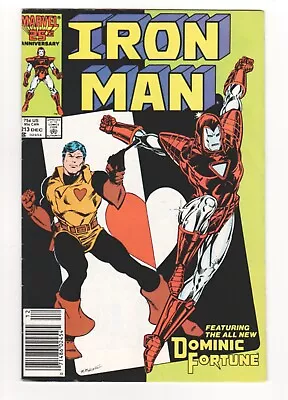 Buy Iron Man #213 Marvel Comics 1986 VF/NM Newsstand • 7.77£