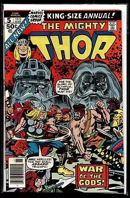 Buy 1976 Mighty Thor Annual #5 Marvel Comic • 19.41£