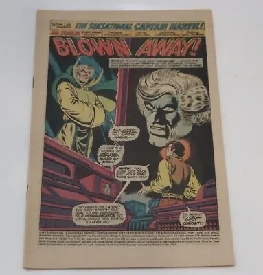 Buy Marvel Comics Captain Marvel #34 1974 Bronze Age 1st Appearance Nitro Coverless • 3.88£